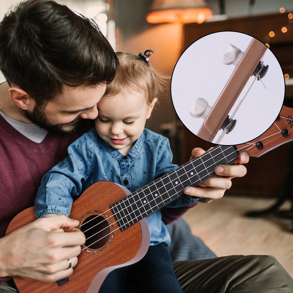 Ukulele 21 Inch Simulation Wood Grain 4 Strings Uke Bass Stringed Musical Instrument Musical Instruments