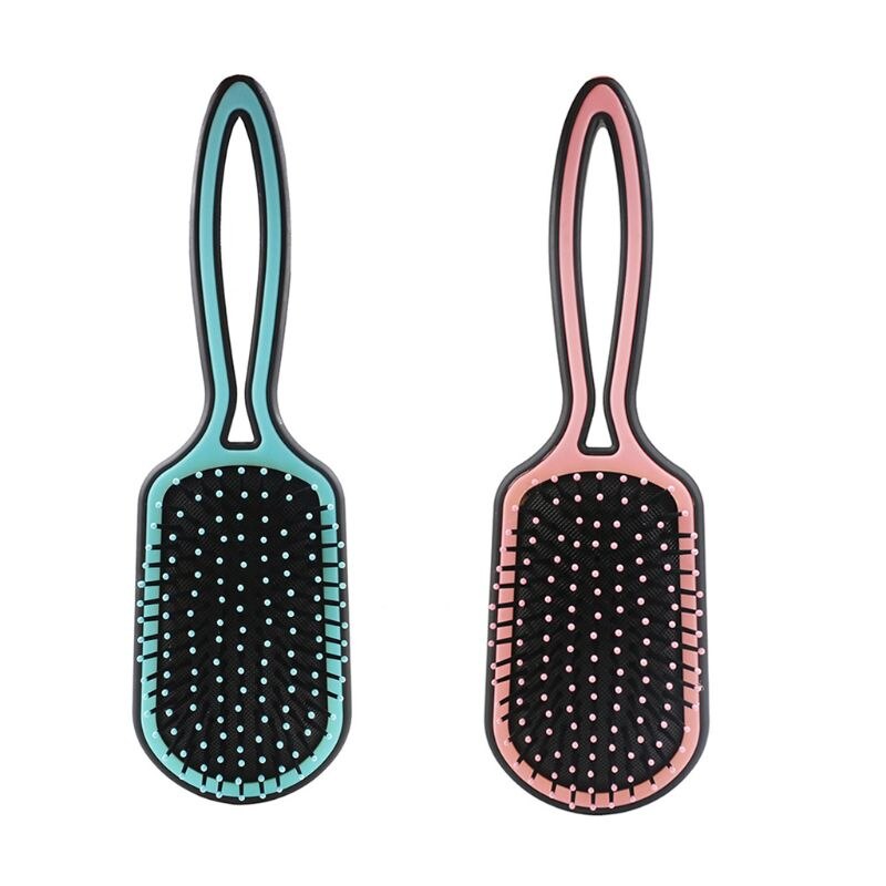 Women Men Detangler Brush Air Cushion Anti Static Massage Scale Comb Hollow Out 57BF