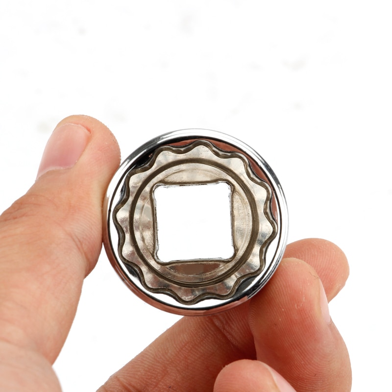 1pcs 1/2" Square Drive 12-point Socket Bit Ratchet wrench 12pt Sockets Hand Tool Kit 12 Angles Plum Blossom Sleeve 8-32mm