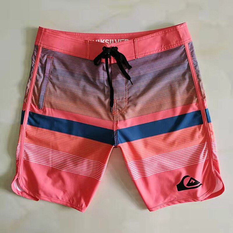 Pantalones cortos de playa para hombre, Shorts de verano, transpirables, de secado rápido, para surfear, de talla grande-40: Rojo / 30