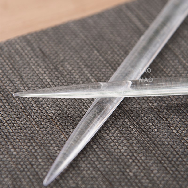 Pluma de pulido de cerámica, herramienta de modelado de escultura de arcilla de plástico transparente para hacer la superficie suave y lisa