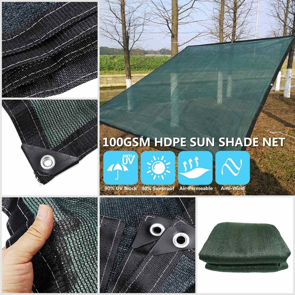 Outdoor Sunblock Shade Cloth Greenhouse Barn Kennel Pool Pergola Swimming Pool Terrace Canopy Sail Beautiful Sun Shade Nets 73