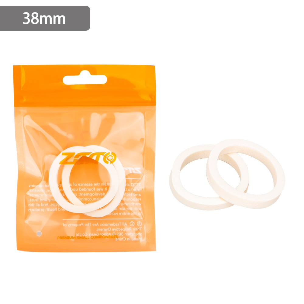 ZTTO-Anneau éponge spécial haute densité pour fourche de vélo VTT, suspension, lubrification, réparation, mousse d'huile, 30mm, 32mm, 34mm, 35mm, 36mm, 38mm, 40mm: Gris clair