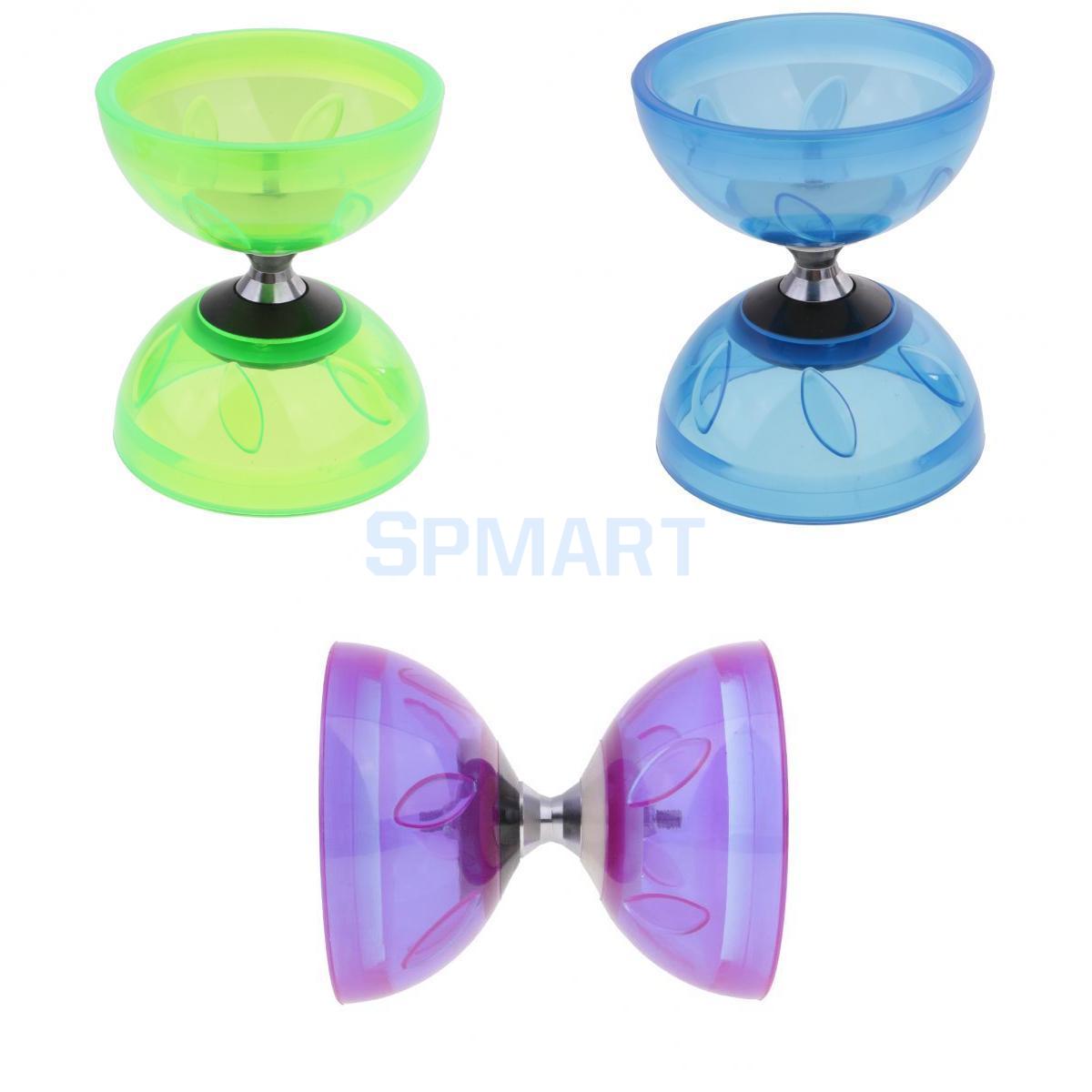 3Pcs Rubber Chinese Yoyo Professionele Jongleren Diabolo Yoyo Set Yo Yo + Stok + String Triple Lager Diabolo Classic speelgoed