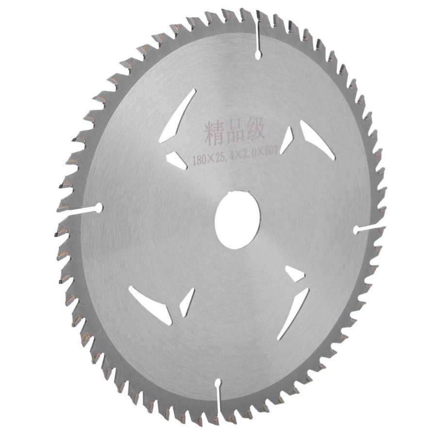 Wood cutting disc 7 inch 60T tooth alloy circular wood cutting tool hole diameter 25 4mm metal cutting tool wood cutting disc