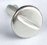 Tornillos de cruz para uñas plateadas, clavos de álbumes de recortes de Metal, accesorio de álbum de papel de boda, decoraciones de invitaciones, 8mm + pulgadas, 300 Uds.: Slotted