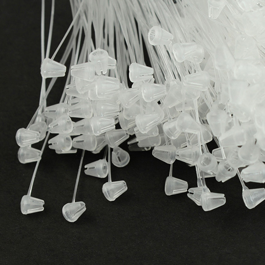 2000 Pièces Attaches D'Étiquettes Prix Plastique Transparentes 180mm - Fils De Sécurité Pour Vêtements Et Marchandises