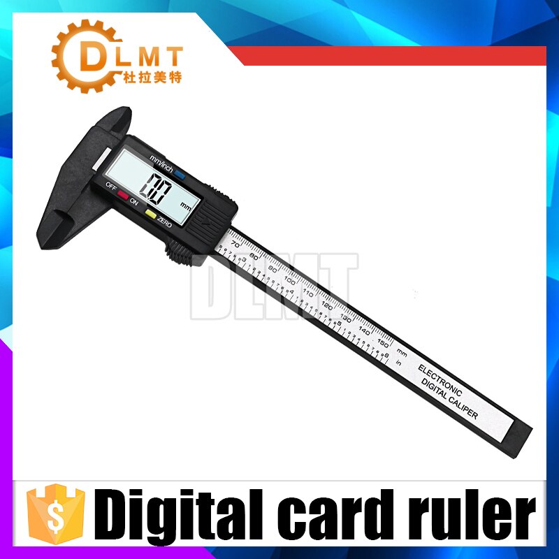 QST008 LCD Digitale Elektronische Carbon Fiber Schuifmaat 150mm 6 inch Gauge Micrometer Meten