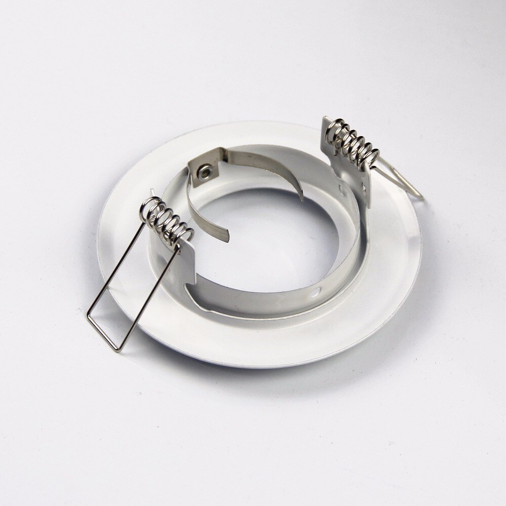 Iron lamp Trims Recessed Led Ceiling Light Frame Gu10 Fittings White Downlight Holder