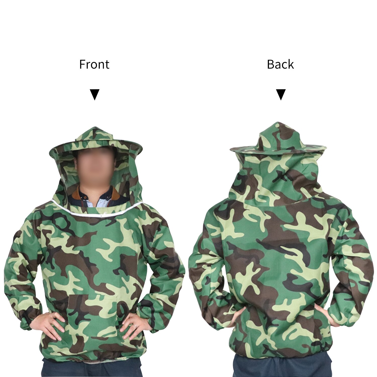 Suits Jacket Imker Bijenteelt Bijenteelt Beschermende Mouwen Camouflage Bijenteelt Kleding Voor Mannen Vrouwen Imkers Bee Pak