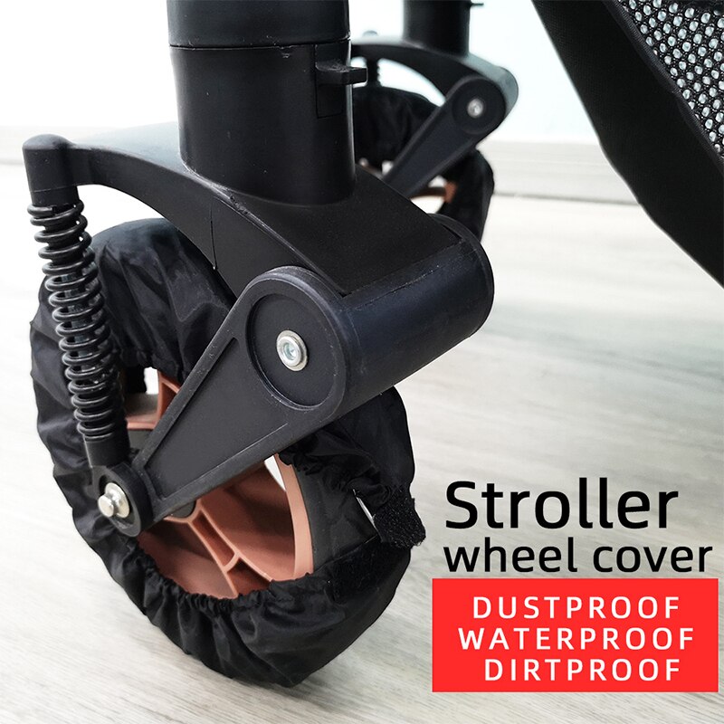 1pc Baby Stroller Wheel Cover Stroller Accessories Pram Buggy Wheel Cover Anti Dust Oxford Cloth Reusable Stroller Wheel Cover
