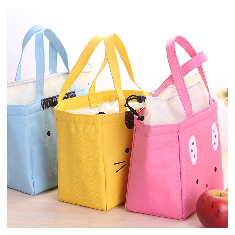 Cartoon waterproof portable insulation bag Student lunch box bag Outdoor fresh-keeping ice pack Drink refrigerated bag ice bag