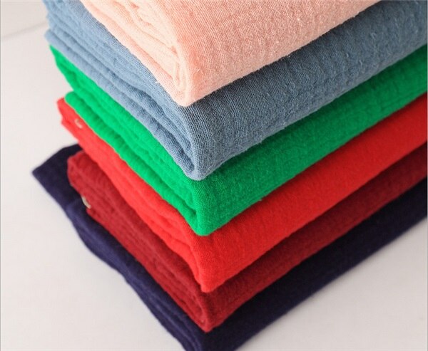 cotton double crepe fabric cotton double gauze cloth