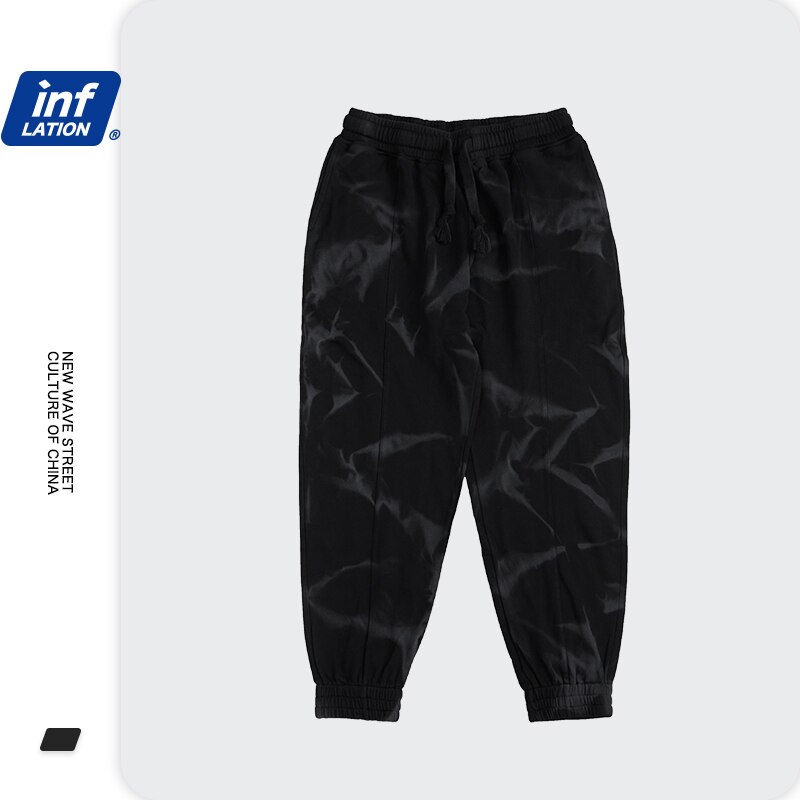 Inflatie tie dye joggingbroek heren streetwear high street hiphop joggingbroek heren joggers harem broek heren 3312w