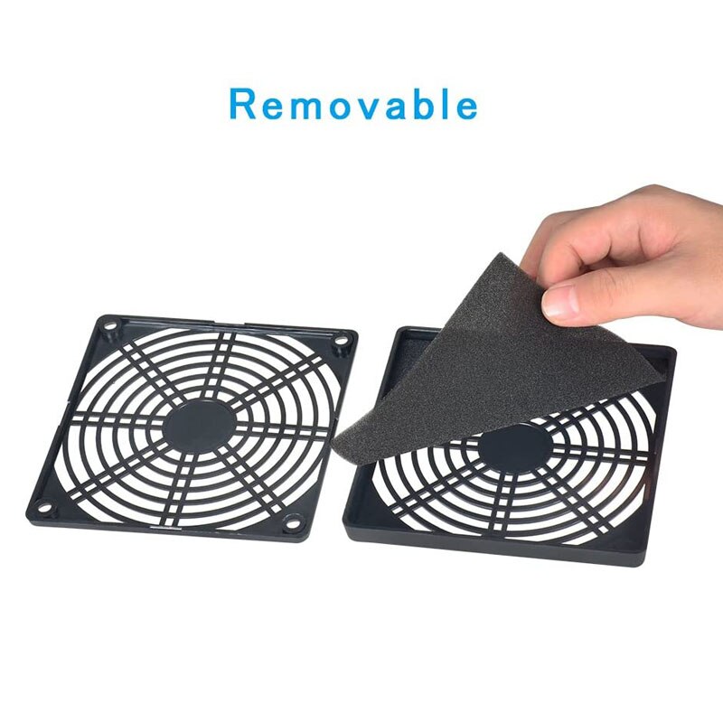 Case Fan Stoffilter Cover 120Mm Grille Pc Computer Stofdicht 12Cm 90Mm 80Mm 60Mm 50mm 40Mm 3D Printer Cooling Cooler Mesh Netto