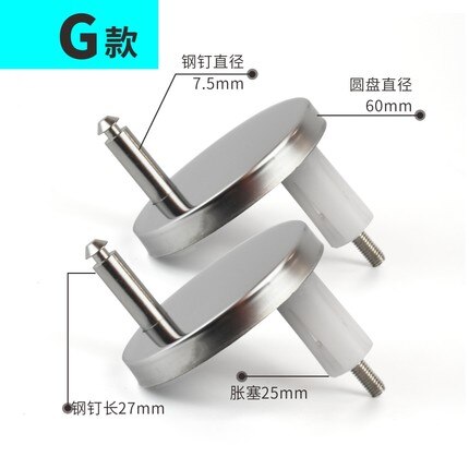 2Pcs toilet seat cover Fixings Plastic toiletseat Screws Quick Release Hinge toilet Mounting connector Repair Parts: G