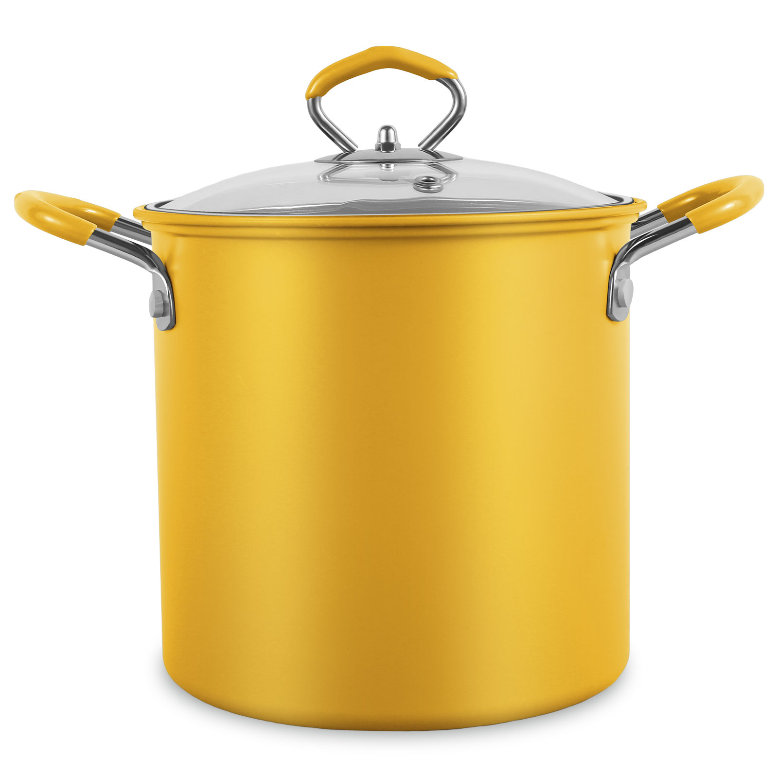 Olla para freidora, olla para freír pequeña de acero inoxidable Tempura japonesa, con escurridor de aceite, olla de acero inoxidable 304: Blanco