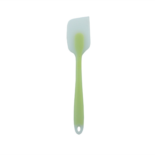 1 Pc Kleurrijke Siliconen Gebak Spatel Cake Roomboter Silicon Spatel 6 Kleuren: green