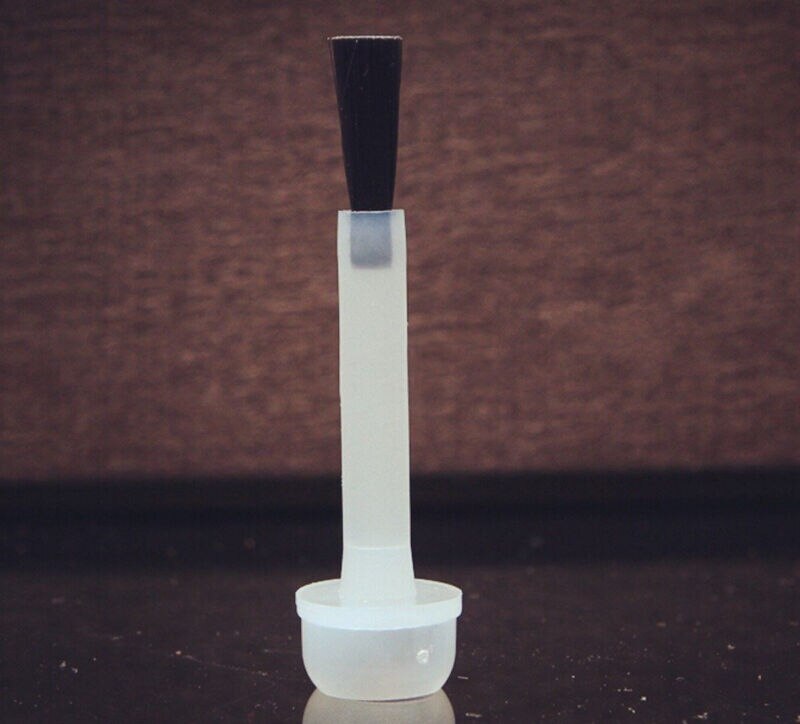 5ml tomme glas neglelak flaske med børste negle olie glasbeholder