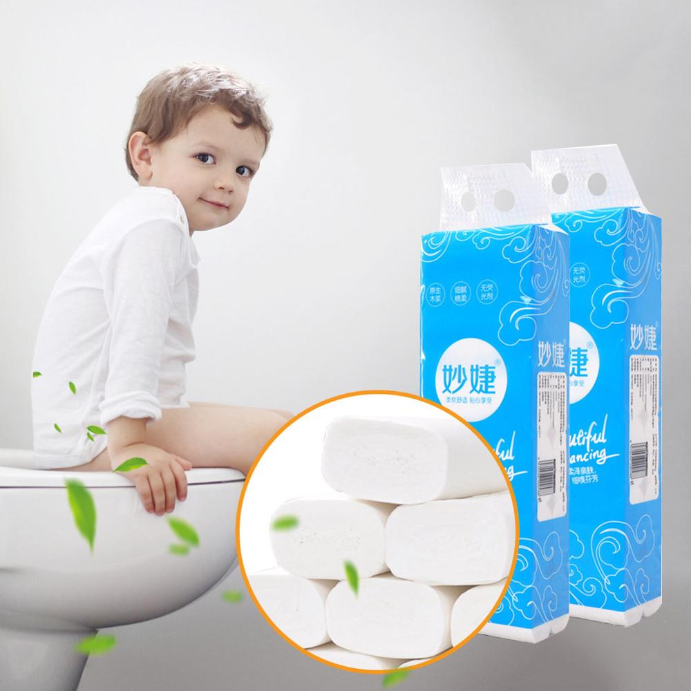 Rouleau paquet de 12 papier ménage bain cuisine Table dîner rouleau de papier de soie blanc papier toilette serviettes