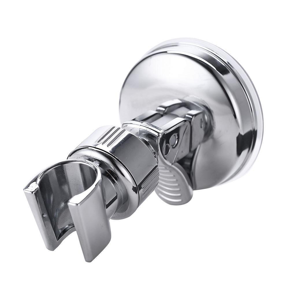 Douchekop Handset Houder Chrome Badkamer Wall Mount Verstelbare Zuig Beugel douchekop houder douche houder: Default Title