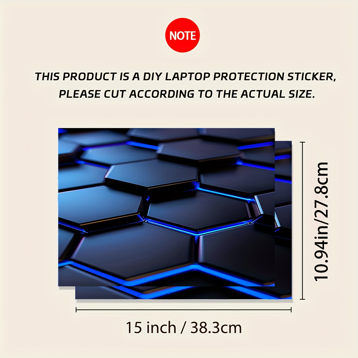 Two art-style laptop stickers for non-reusable laptops. These waterproof and scratch-resistant laptop stickers,: Default Title