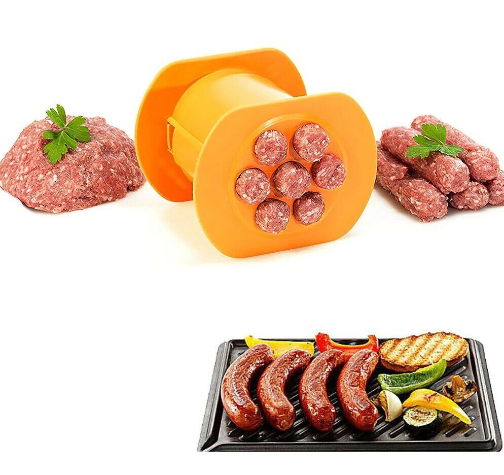 One Press Cevapcici Maker Dog Meat Sausage Machine Kitchen Ćevapi Easy Cook