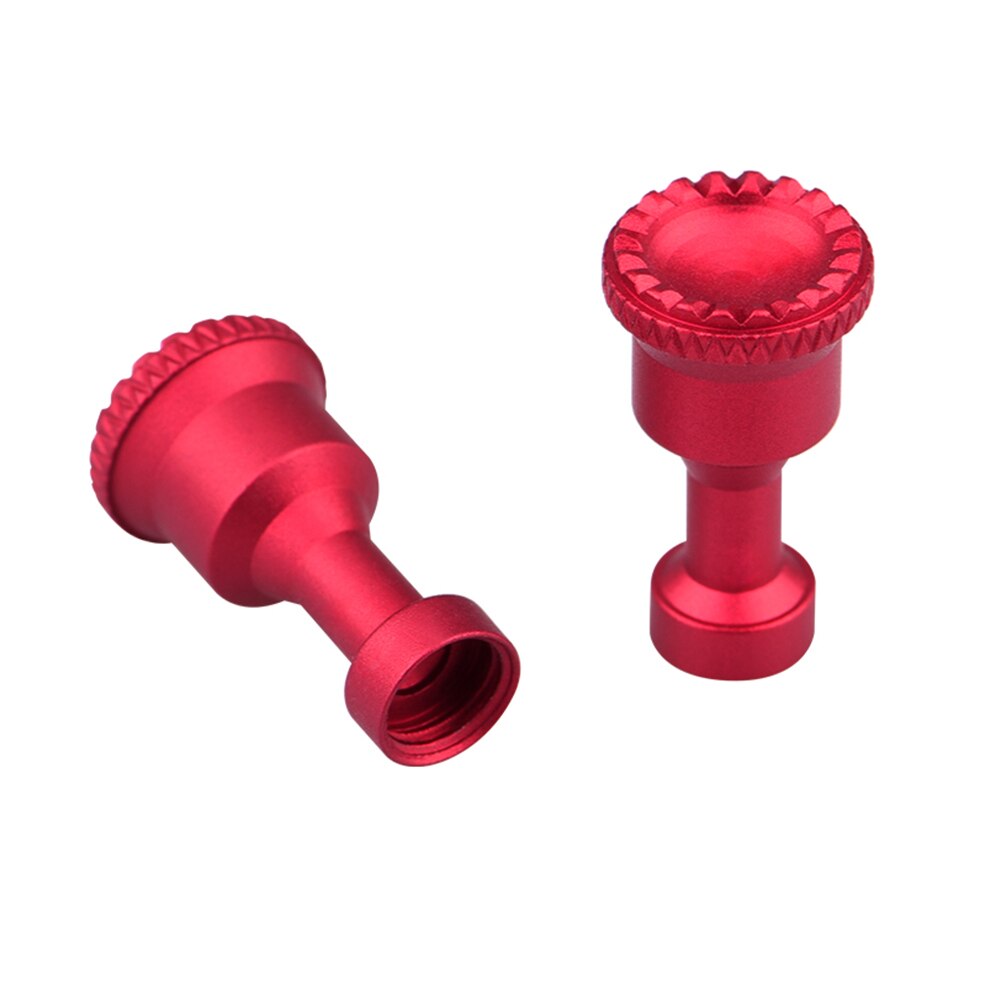 1 par metal joysticks aftagelig beskytter til mavic air fjernbetjening til mavic 2 mini air dji håndtag thumb rocker: Rød