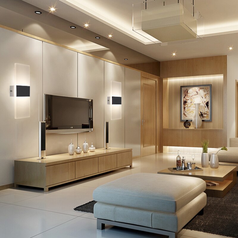 27W LED Wall Lamp Sconce For Living Room Bedroom Corridor – Up & Down Lighting, Modern
