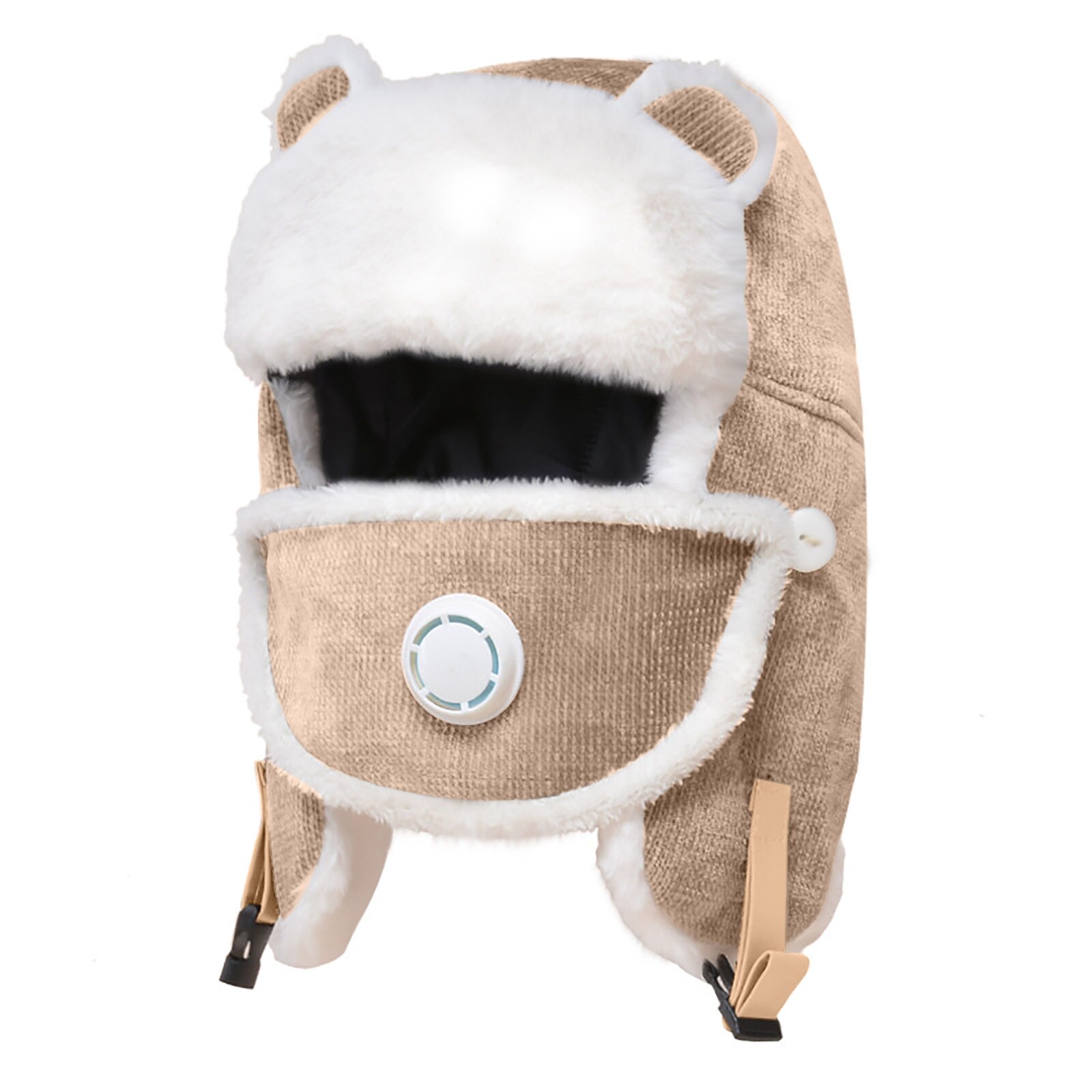 neue Herbst Winter Frauen Kabel Bomber Hütte Dicke Warme Freien Earflap Deckel Winddicht Süße Nette Katze Ohr Flieger Uschanka: KH