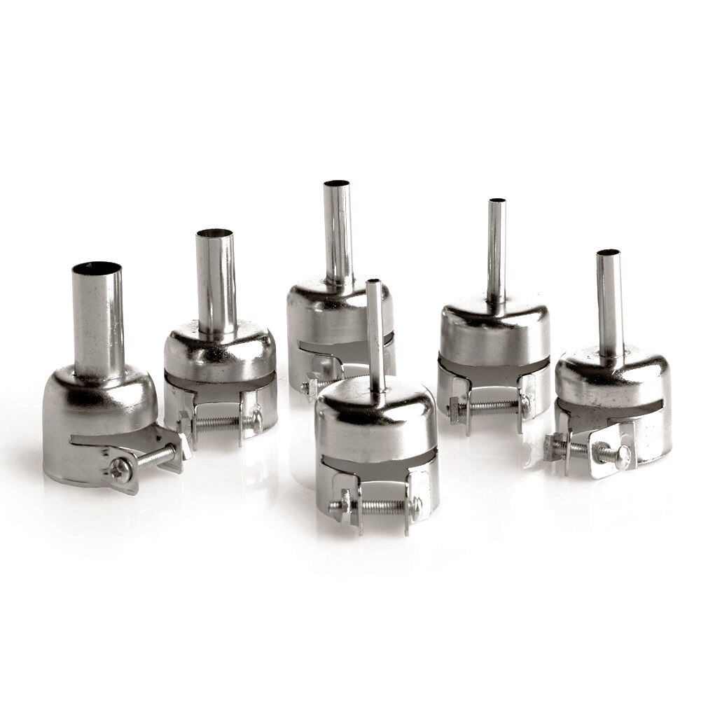 6Pcs 850 Circular Nozzles Air Rework Reflow Soldering Station 3/4/5/6/8/10mm