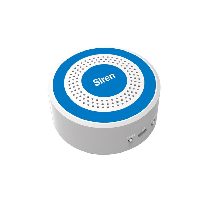 KONLEN Wireless Water Sensor Detector Siren Remote Control Bathroom Overflow Leakage Detection Strobe Siren Alarm System: Only Siren