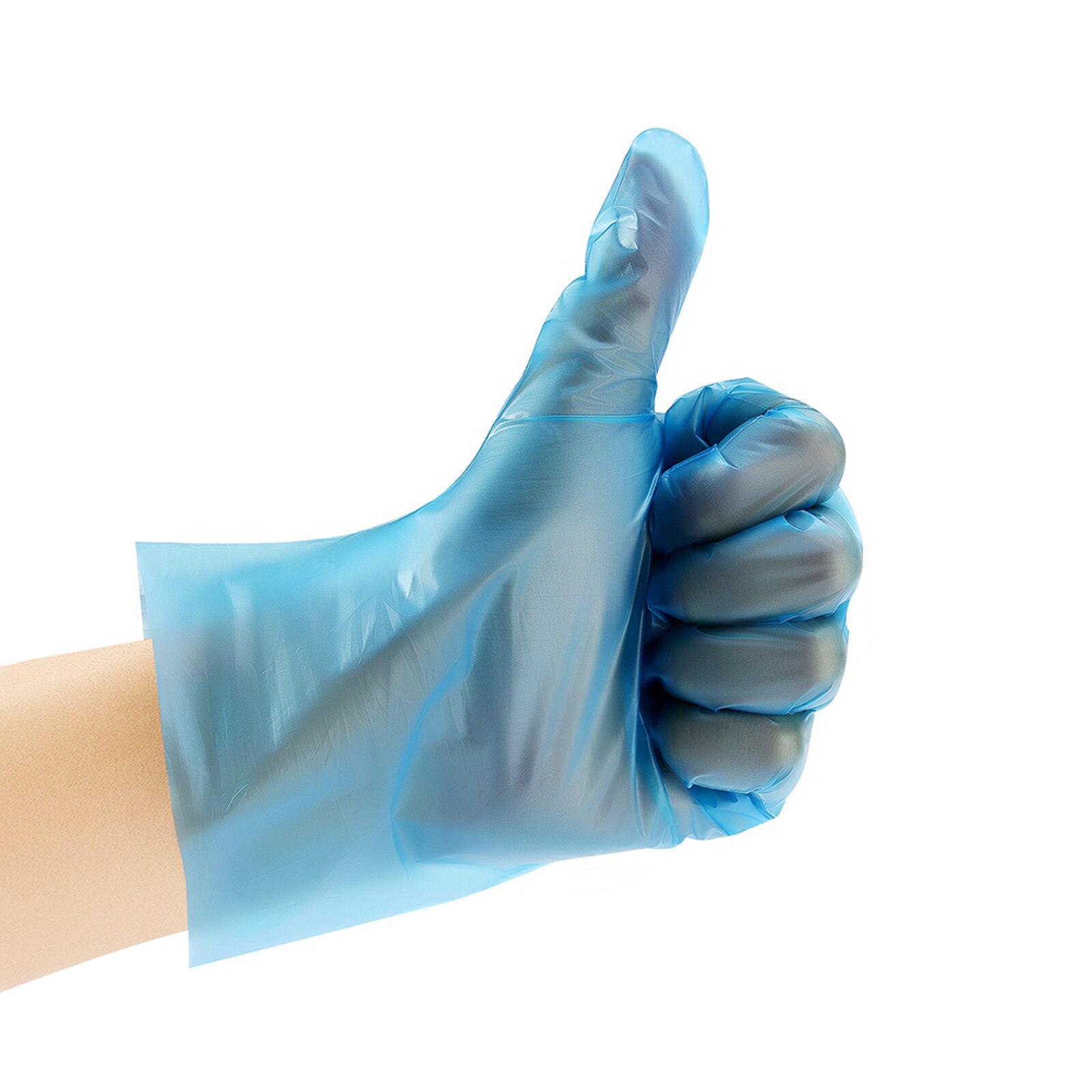 Disposable Gloves 100PCS Kitchen Laboratory Cleaning Gloves Waterproof Powder Free Disposable Gloves For Household: S