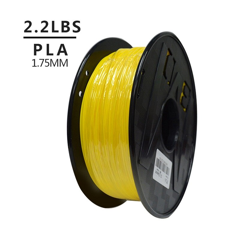 Filament PLA 1.75mm pour imprimante 3D 1KG par rouleau pour directe: Jaune