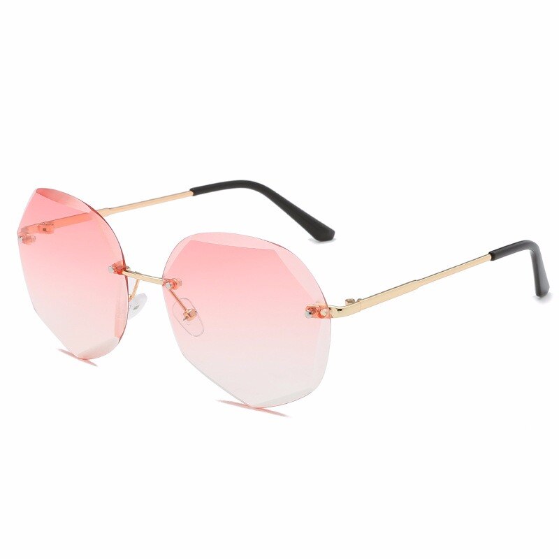1pc nyeste seje polygonformede sekskantede havark til kvinder uv-beskyttelsesbriller solbriller  uv400 overdimensionerede briller: 5