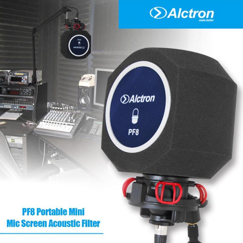Original Alctron PF8 Simple Studio Mic Screen Acoustic Filter Desktop Recording Microphone Noise Reduction Wind