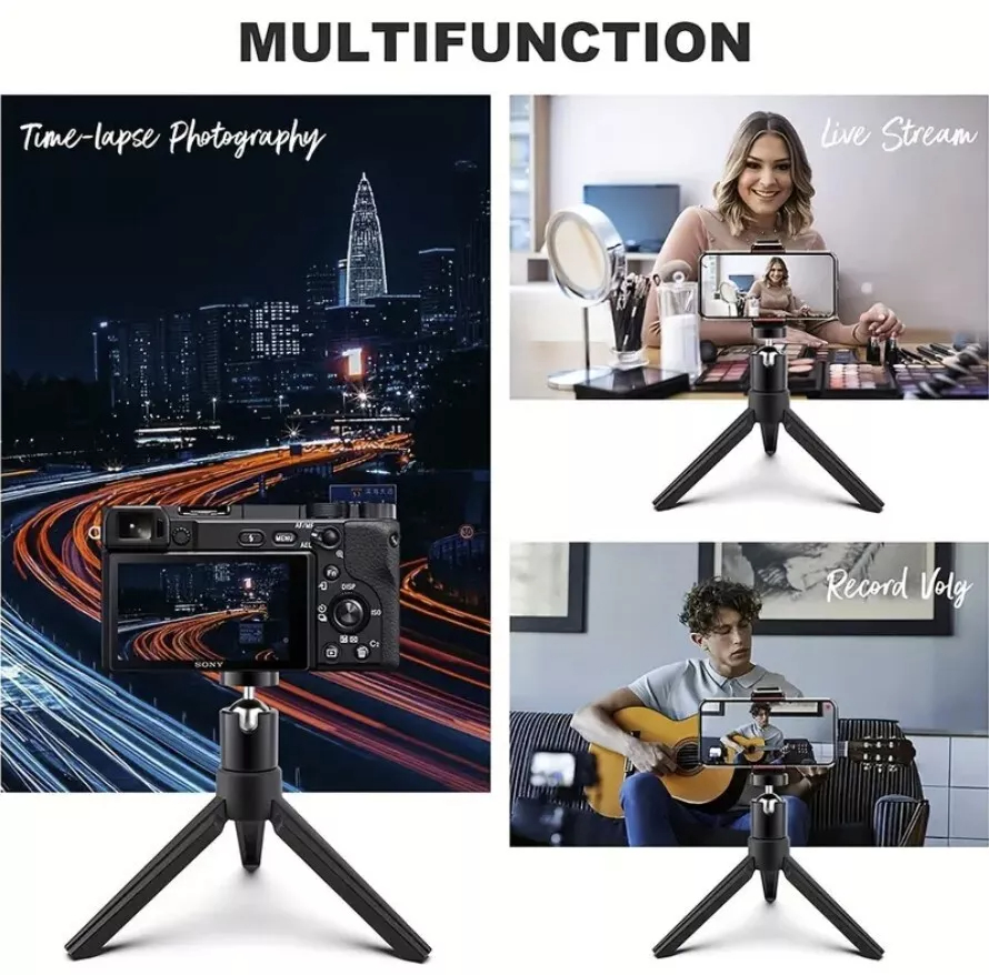 Desktop Projector Stand Desktop Mobile Phone Holder Tripod Live Support Rack Folding Projector Bedside Stand