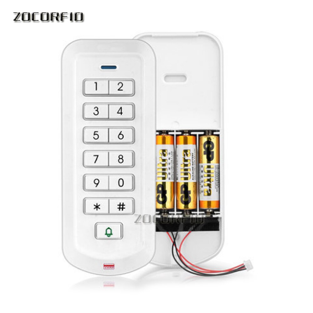 Access Control Kits Wireless 2.4GHZ Electric Door Lock Security Door With Password Keypad