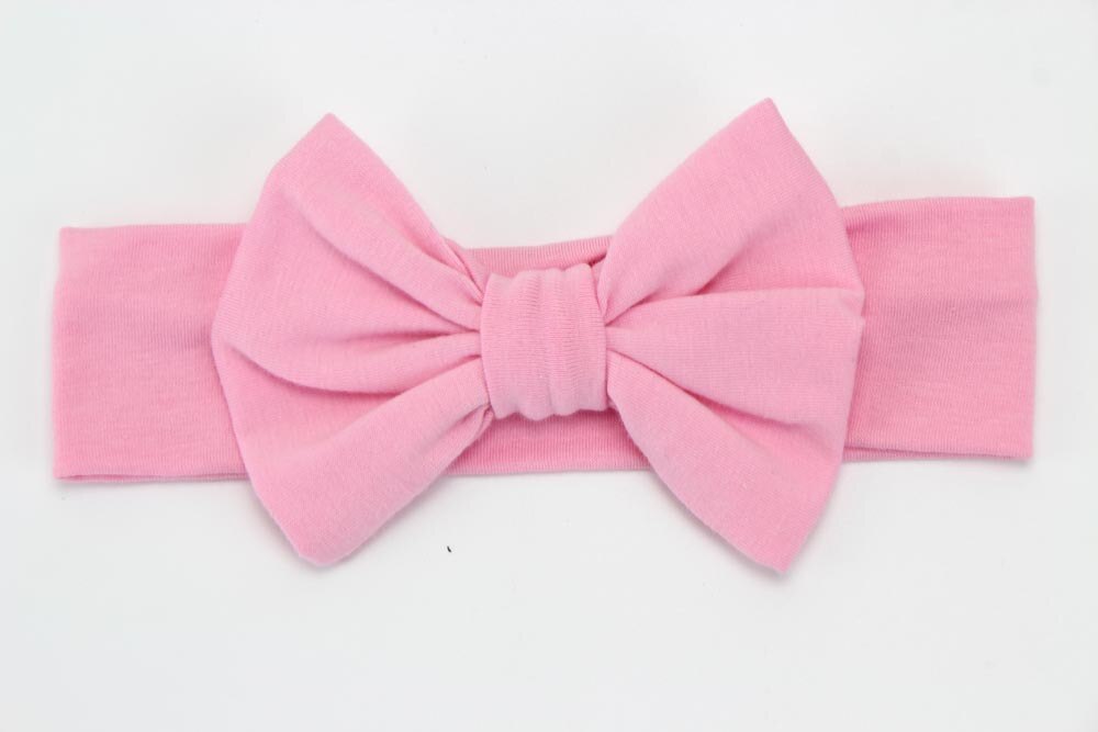 Diadema de lazo para bebé recién nacido, bandanas de algodón tejidas para niña, turbante elástico para niña, diademas para bebé