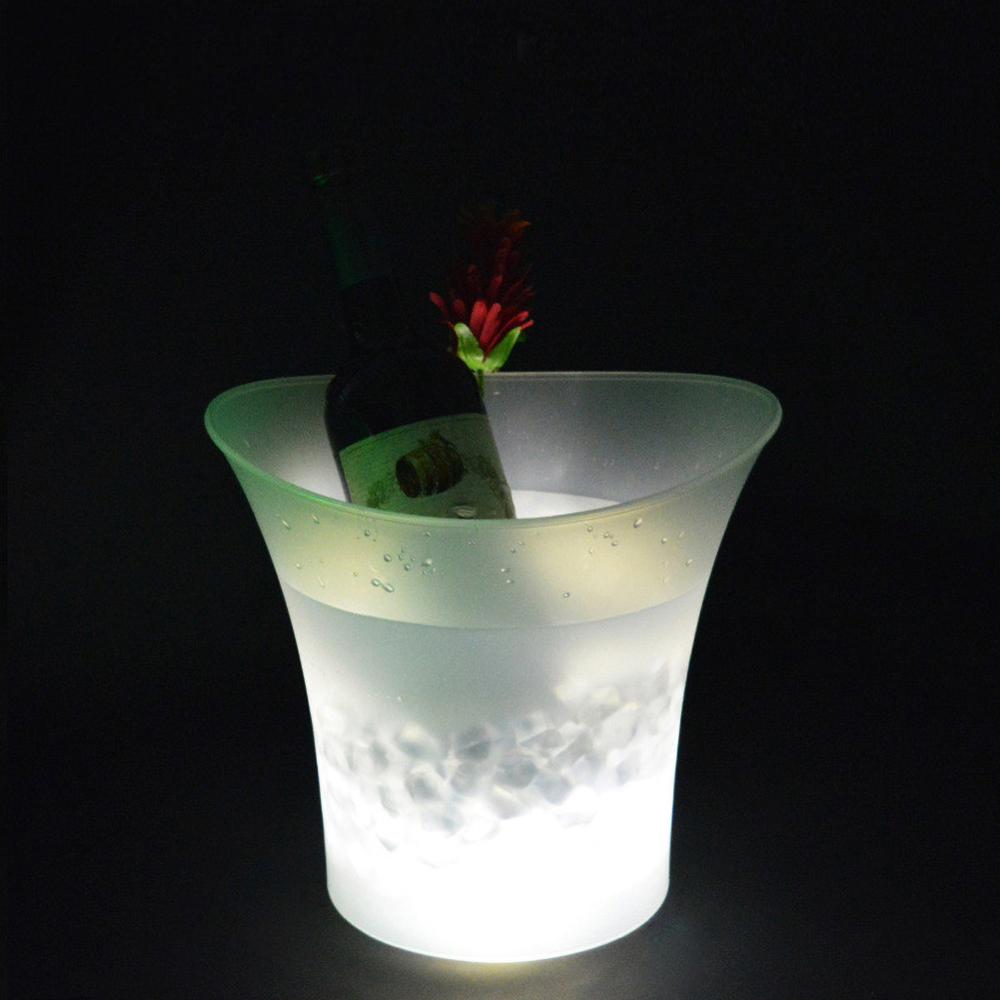 7 Kleur Led 5L Waterdichte Plastic Led Ijsemmer Kleur Bars Nachtclubs Led Light Up Champagne Bier Emmer Bars night Party