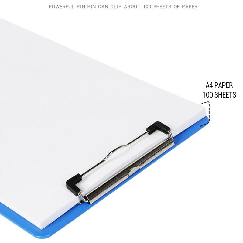 A4 A5 Transparent Plastic Clipboard Strong Clamping 100 Sheets Capacity