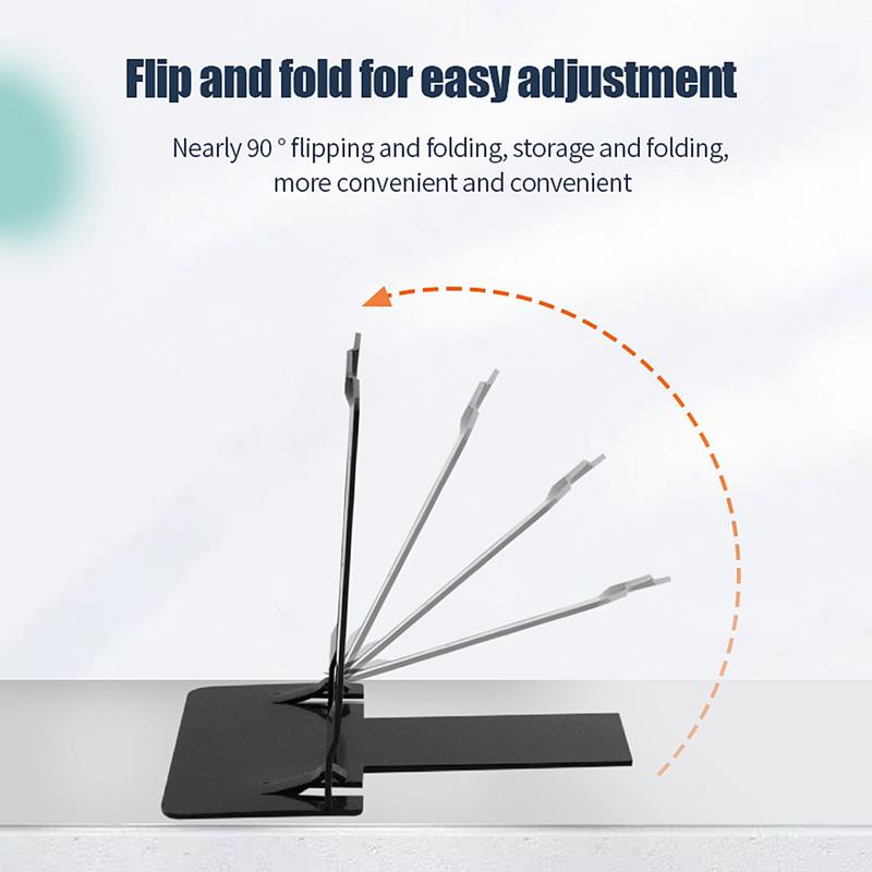Foldable Pocket Cell Phone Stand Portable Cell Phone Holder Adjustable Phone Stand for Desk Slim Phone Accessories