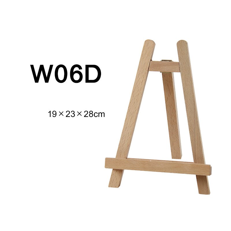 Mini Caballete De Pintura al óleo para artista, Caballete De madera para Pintura De acuarela, accesorios De Pintura, Lienzo: W06D