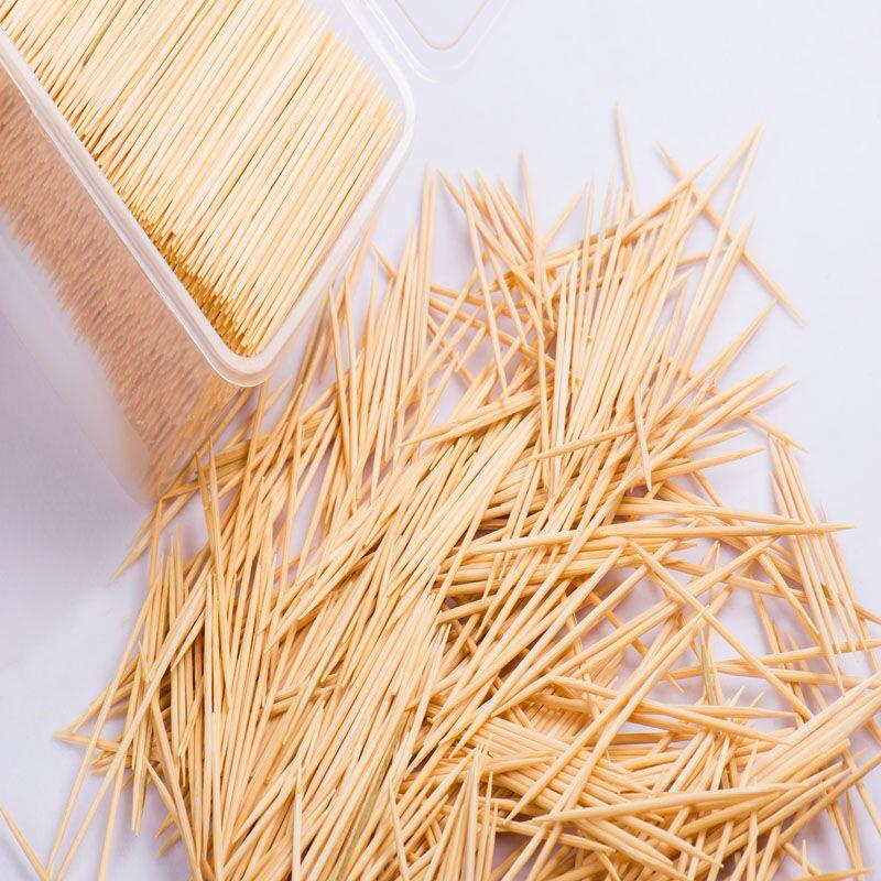 Toothpick Disposable toothpick Toothpick A box of about 4000 Made of bamboo Hotels and restaurants use it