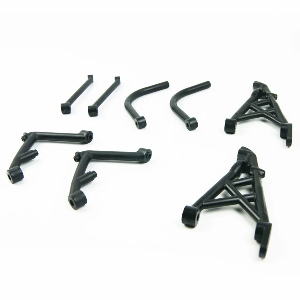 A Arm Radnabe Schott Stoßstange Unterfahrschutz Überrollkäfig Schockturm für Hpi Rovan KM Baja 5b 5t 5sc Buggy Truck: Licht Grün
