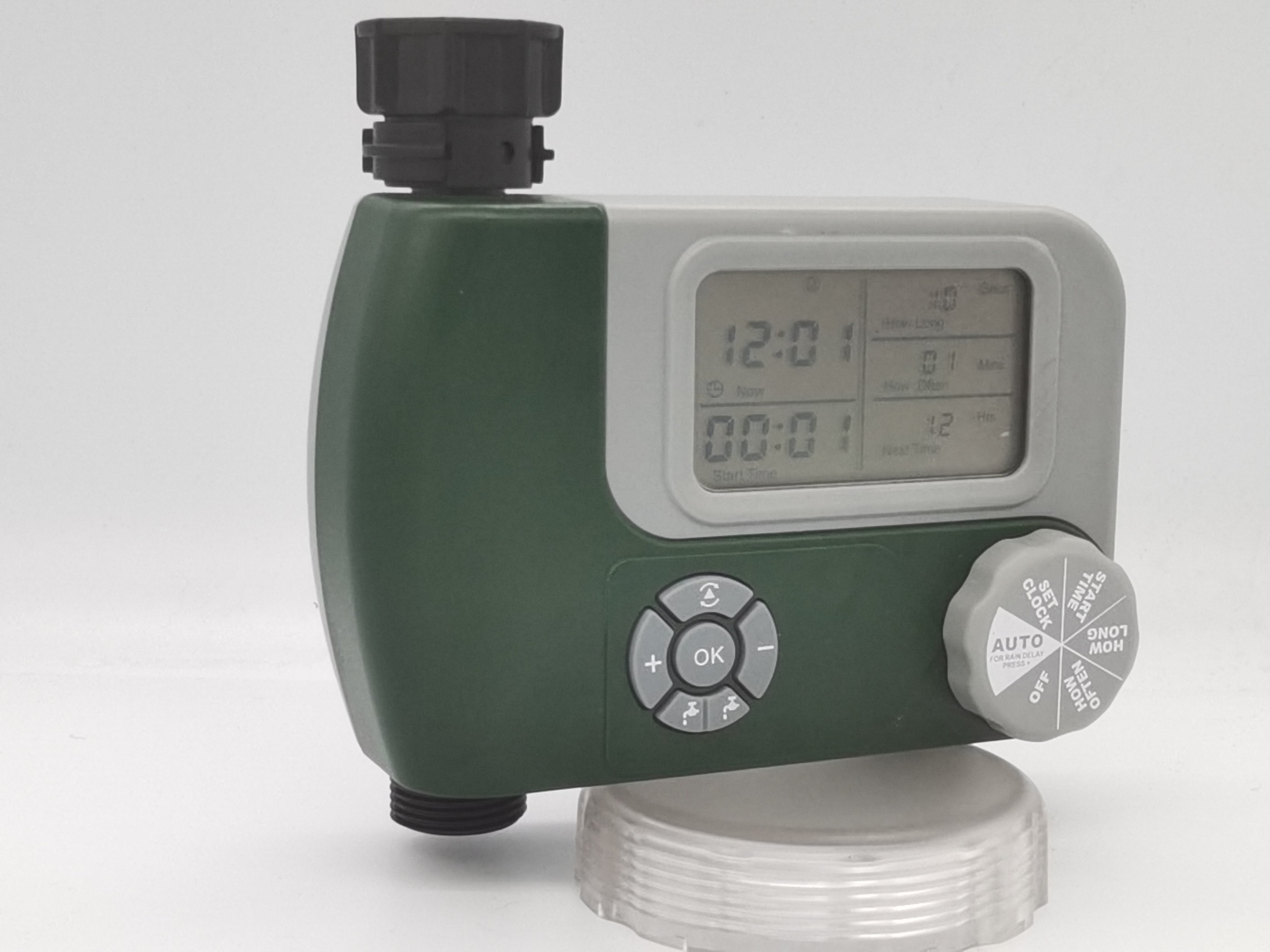 Automatic Watering Sprinkler System Garden Watering Timer Irrigation Controller Electronic Home Hose Faucet with 2 Outlet