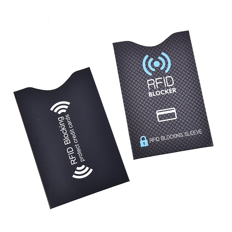 Anti-theft RFID Card Protector For Bank Card RFID Blocking Sleeve Wallet Lock Identity Anti-theft Protective Cover