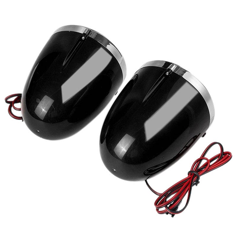 2x 3" Motorrad Stereo Wireless Bluetooth Lautsprecher Audio