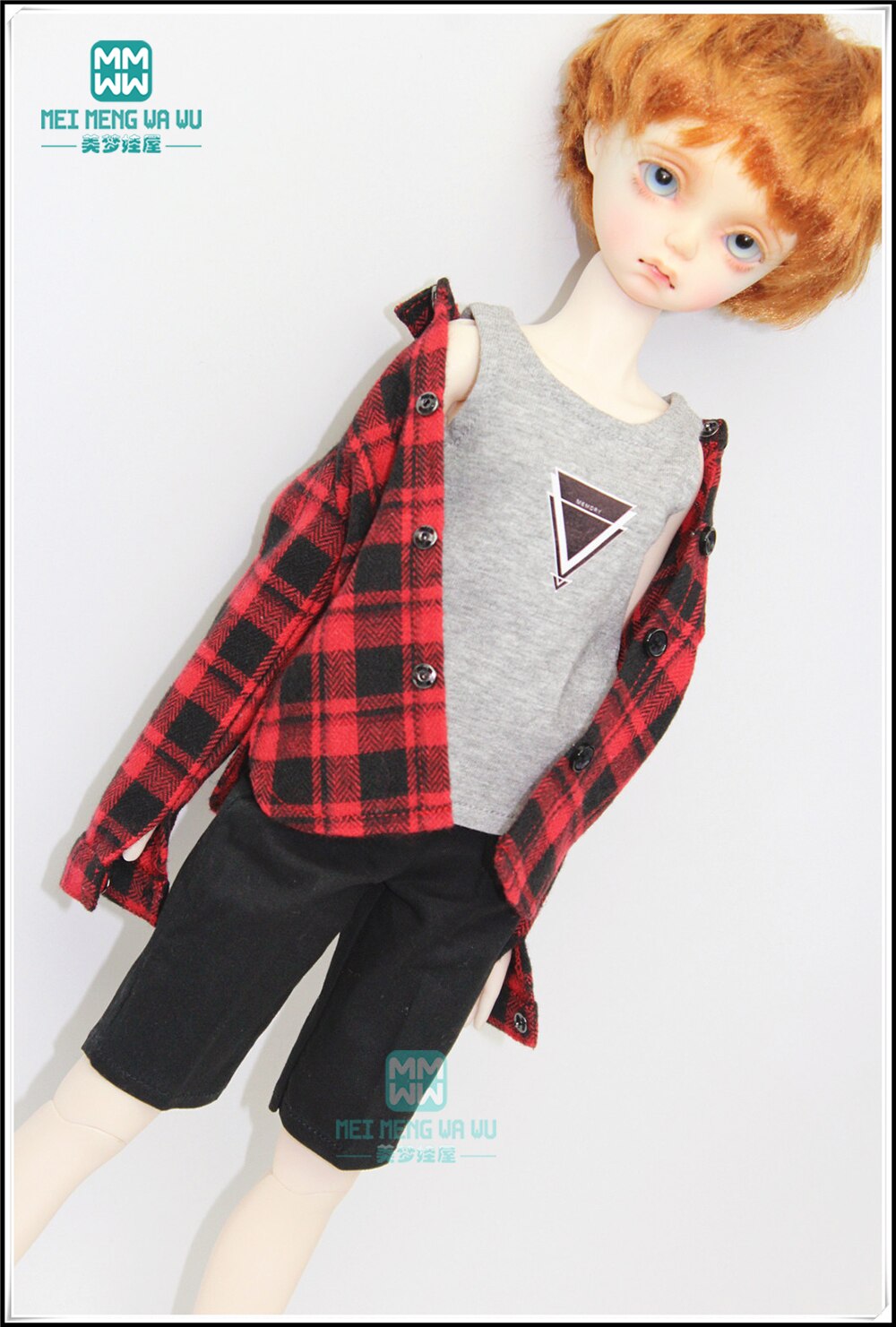 Ropa para muñecas BJD 1/4 43 cm , camisetas interiores Accesorios