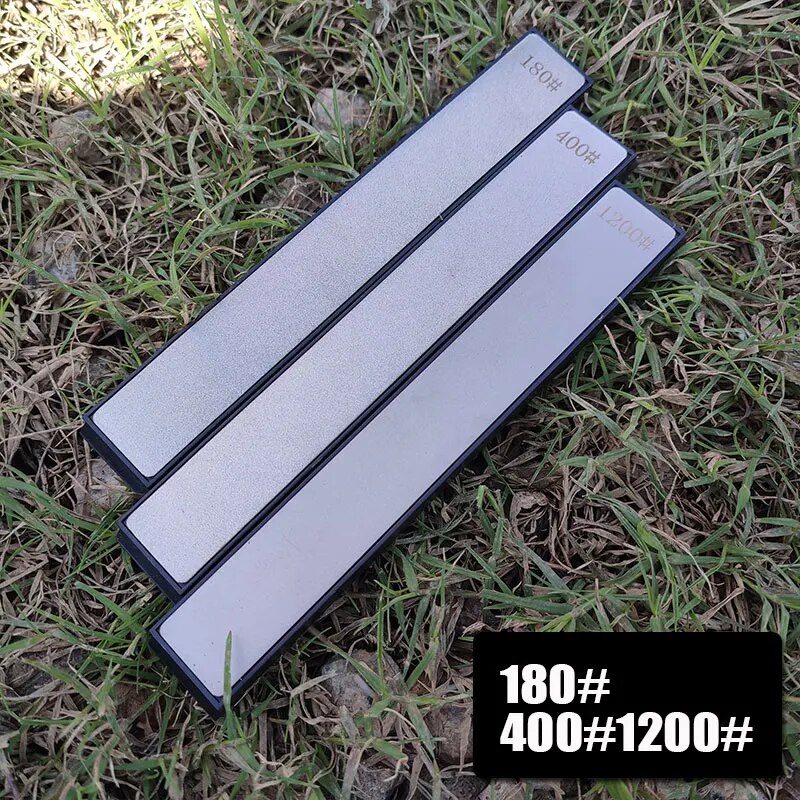 [3PCs] Diamond Stones Grinding Blade Multi-Purpose Outdoor Sharpener Fixed Angle Sharpener Dedicated to Making Correction Stones: green